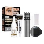 CALANDIS Professional Eyelash Eyebrow Dye Tint Gel Oil Proof Eyebrow Tinting Kit Black