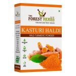 The Forest Herbs Natural Care From Nature Kasturi Haldi Powder (100 grams) | Wild turmeric powder for glowing skin | Kasturi Manjal for All Skin types| 100% Natural, Chemical-free, Perseverative-free