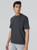 XYXX Haze Solid Acid Wash Cotton Tshirt for Men | Relaxed Fit Round Neck Tshirt - Image 7