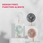 NUUK LIT v2 Cordless & Rechargeable 7 Inch Table Fan with Night Light & Remote Control | Auto Oscillation with 4 Wind Modes | BLDC Fan with Up To 17 Hour Run Time | Portable Table Fan for Home, Office - Image 8