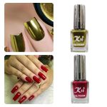 K10 Nail Polish| Metallic Finish Nail Paint|Quick Drying| Non UV Polish - Gel Finish |Chip Resistant Long-Lasting Multicolor Nail paint for Women and Girls| Multicolours | Set of 12 (12ml each) - Image 5