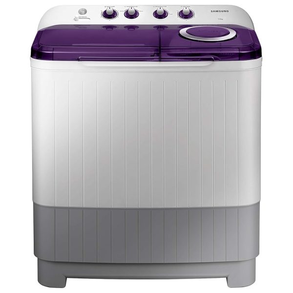 Samsung 7 Kg Inverter 5 Star Semi-Automatic Top Load Washing Machine Appliance, Top Load (WT70M3200HL/TL, Light Grey, Air turbo drying)