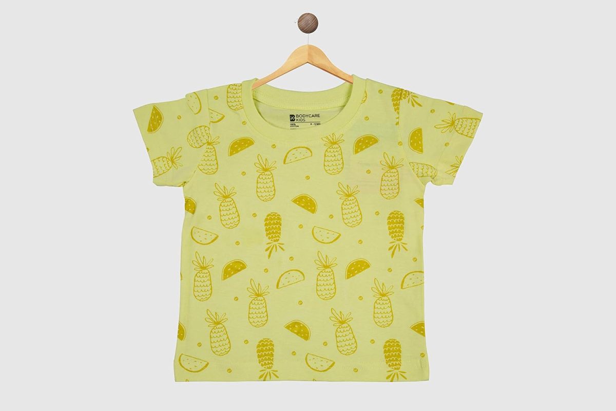 BODYCARE Kids Infantwear Boy's & Printed Round Neck Regular Fit T-Shirt Pack Of 2 - Image 3