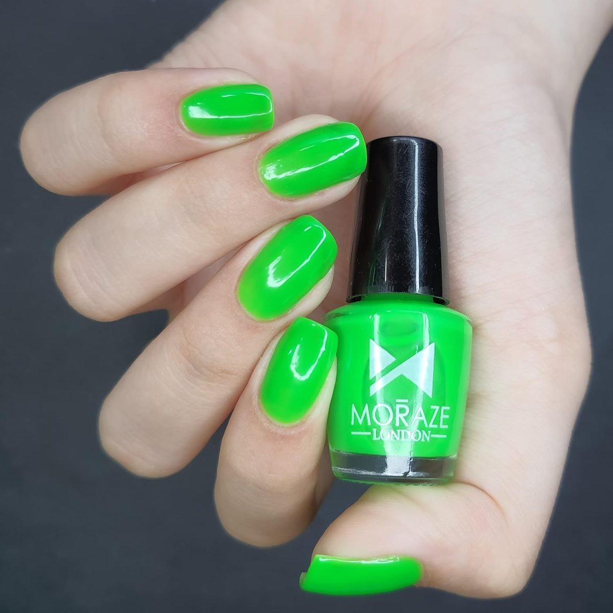 Moraze Combo Pack of 4 Neon Nail Polish Vegan Paraben Free Neon Nail Paint Candy Floss The Midnight Mary I Want To Be A Billionaire I Pink I Can 5 ML Each - Image 2