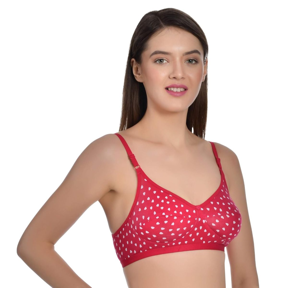 Aimly Women's Cotton Non-Padded Non-Wired Full Coverage Printed Bra - (Pack of 3) - Image 5
