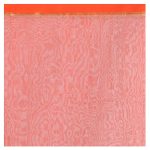 Bengal Cotton Women`s Tant Silk Handloom Cotton Saree Sequence Work With Blouse Piece(Pink Orange) - Image 6