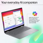 HP Envy x360, Intel Core Ultra 7-155U AI Laptop (16GB RAM, 512GB SSD) Touchscreen 2-in-1, IPS, WUXGA, 14"/35.6cm, Win 11, MS Office 2021, Silver, 1.39Kg, Integrated Graphics, 5MP IR Camera, fc0106TU - Image 11