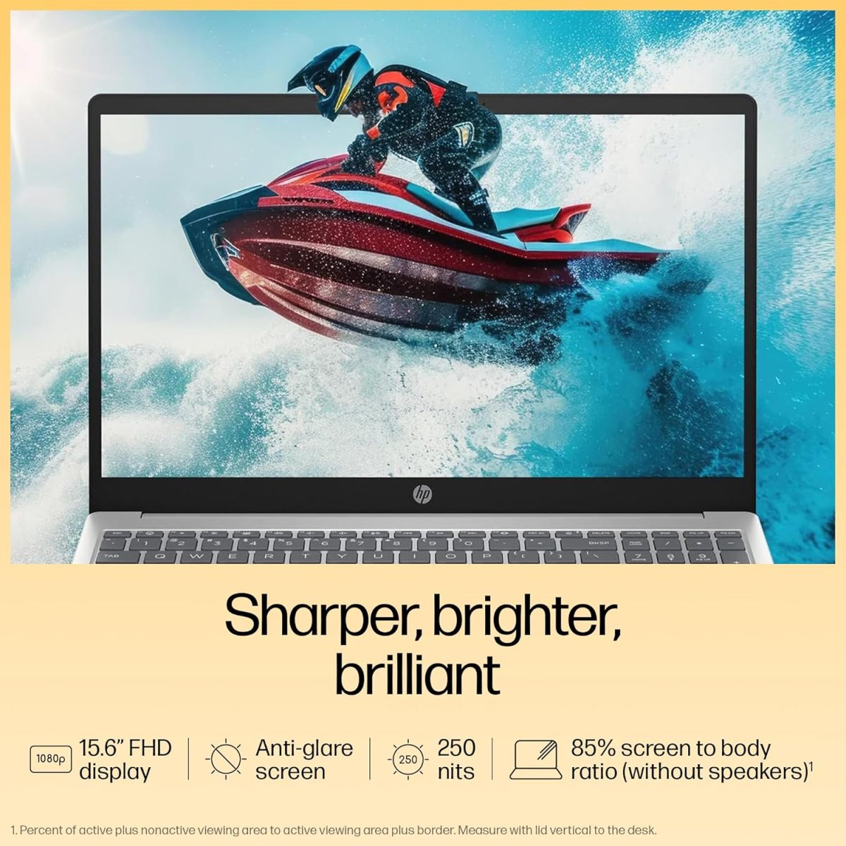 HP 15, AMD Ryzen 7 7730U Laptop (16GB DDR4,512GB SSD) Anti-Glare, Micro-Edge,15.6''/39.6cm, FHD, Win11, M365 Basic(1yr),Office Home24,Silver,1.59kg,FHD Camera w/Privacy Shutter, Backlit, fc0390AU - Image 5