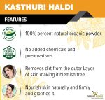 The Forest Herbs Natural Care From Nature Kasturi Haldi Powder (100 grams) | Wild turmeric powder for glowing skin | Kasturi Manjal for All Skin types| 100% Natural, Chemical-free, Perseverative-free - Image 3