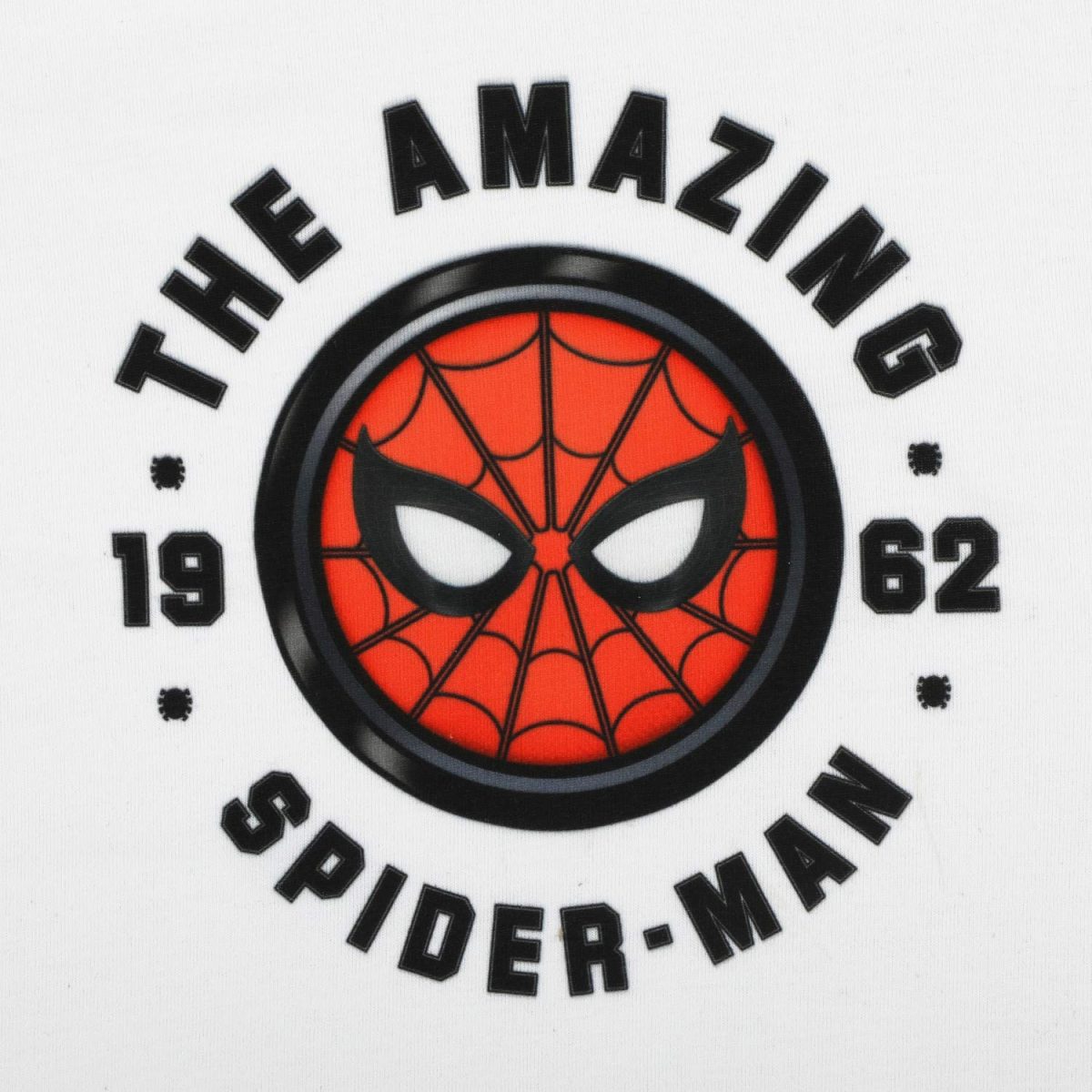 Marvel Spiderman by Wear Your Mind Boy's Plain Regular T-Shirt (DSM0074_White 3-4Y) - Image 3