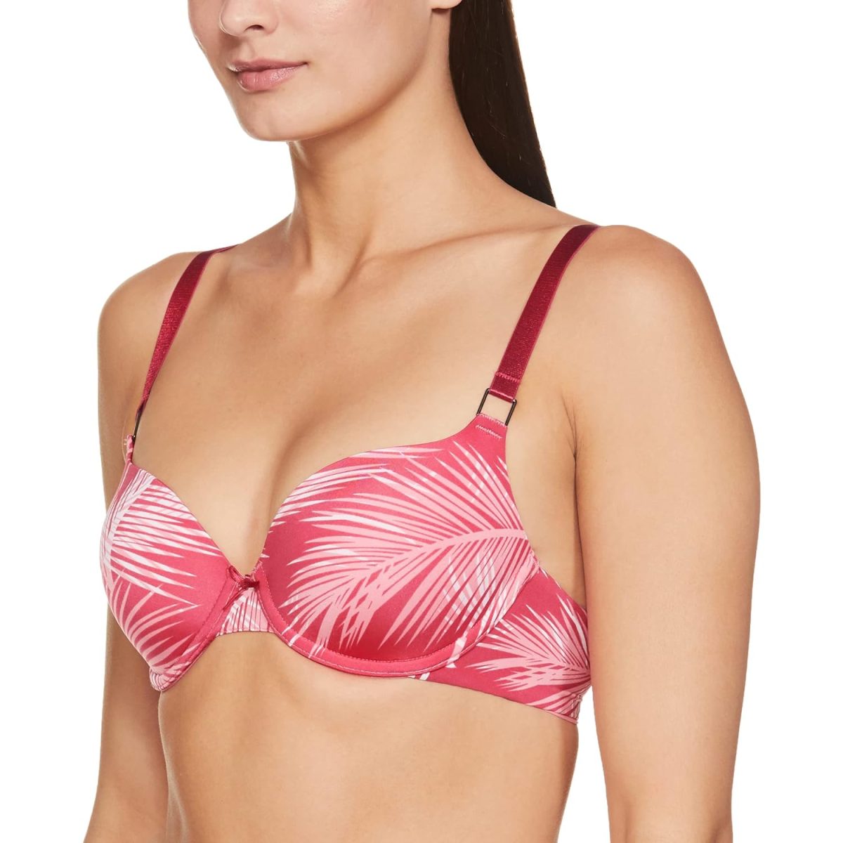 Triumph International Women's Polyamide Wired Casual T-Shirt Bra (123I216_Red_34B) - Image 3