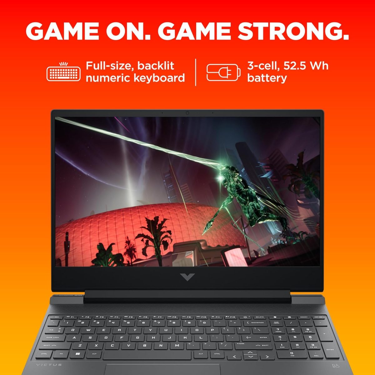 HP Victus Gaming Laptop,AMD Ryzen 5 5600H,4GB AMD Radeon RX 6500M Graphics,15.6-Inch (39.6 Cm),FHD,144Hz,8GB DDR4,512GB SSD,Backlit KB,B&O,Dual Speakers (Silver,2.37 Kg),fb0158AX,with Windows 11 - Image 7