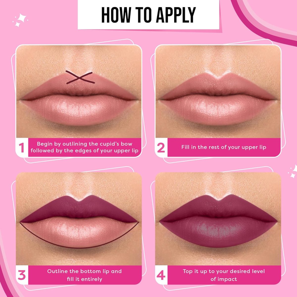 SUGAR POP Satin Matte Luxe | Castor Oil, Vitamin E & Hyaluronic Acid | Full coverage - 03 Tulip - Image 2