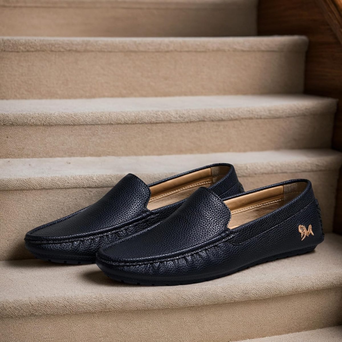 Neeman's Dapper Loafers | Driving Loafers for Men | Formal, Casual Loafers | Comfortable and Flexible | Lightweight Shoes for Mens | Trendy, Stylish and Breathable Slip-On Loafers - Image 5