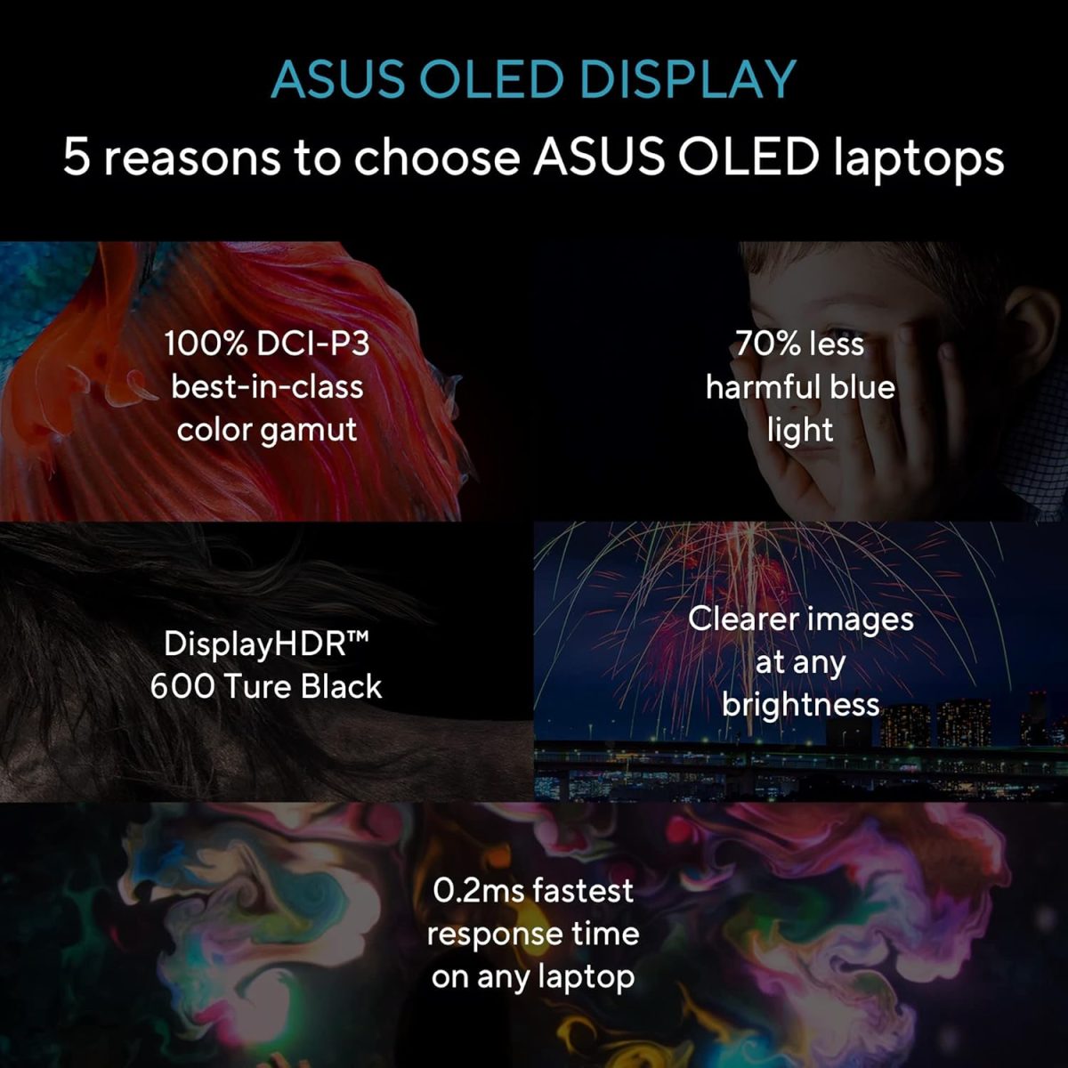 ASUS ProArt PZ13, 13.3" Touch Screen 3K OLED, Snapdragon X Plus, (16GB RAM/1TB SSD/Qualcomm Adreno iGPU/Windows 11/M365 Basic (1Year)*/Office Home 2024/Nano Black/0.85 Kg), HT5306QA-LX402WS - Image 7