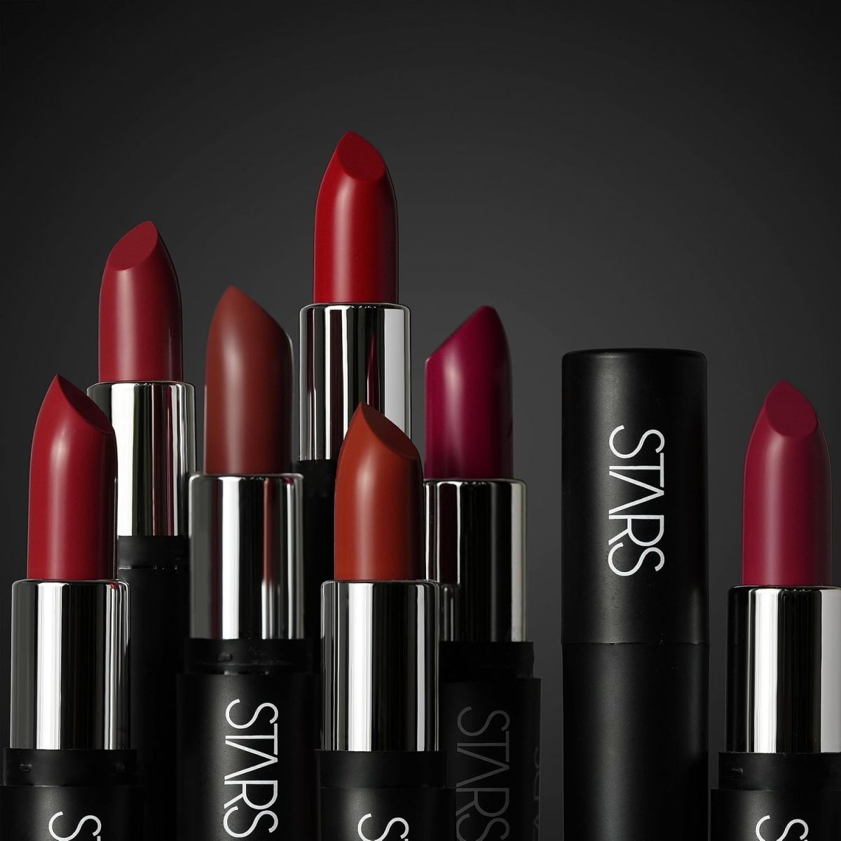 Stars Cosmetics Lush Lipstick Heavily Pigmented Vibrant Long Lasting Full Coverage Light Weight Soft Creamy waterproof Semi Matte Finish For Girl & Women (No.9 Deep Red) 4.2g - Image 5