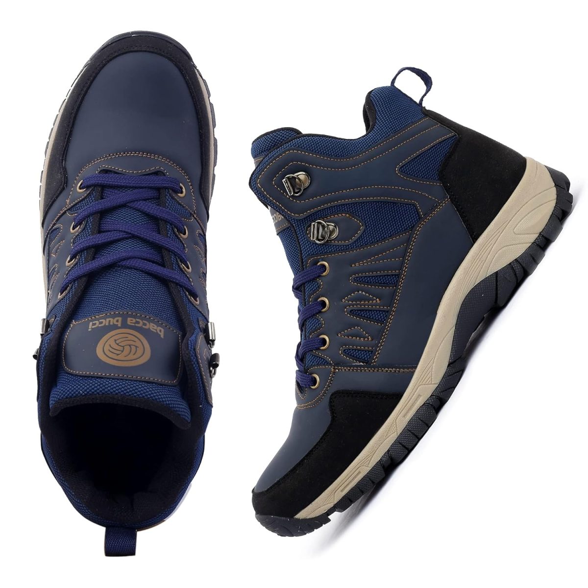 Bacca Bucci Men Lace Up Hiking Boot - Image 7