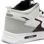 ASIAN Men's White Casual Sneaker Hi-Neck Shoes with Synthetic Upper Lightweight Comfortable Mid Top Sneaker Shoes for Men's & Boy's Boston-13 - Image 7
