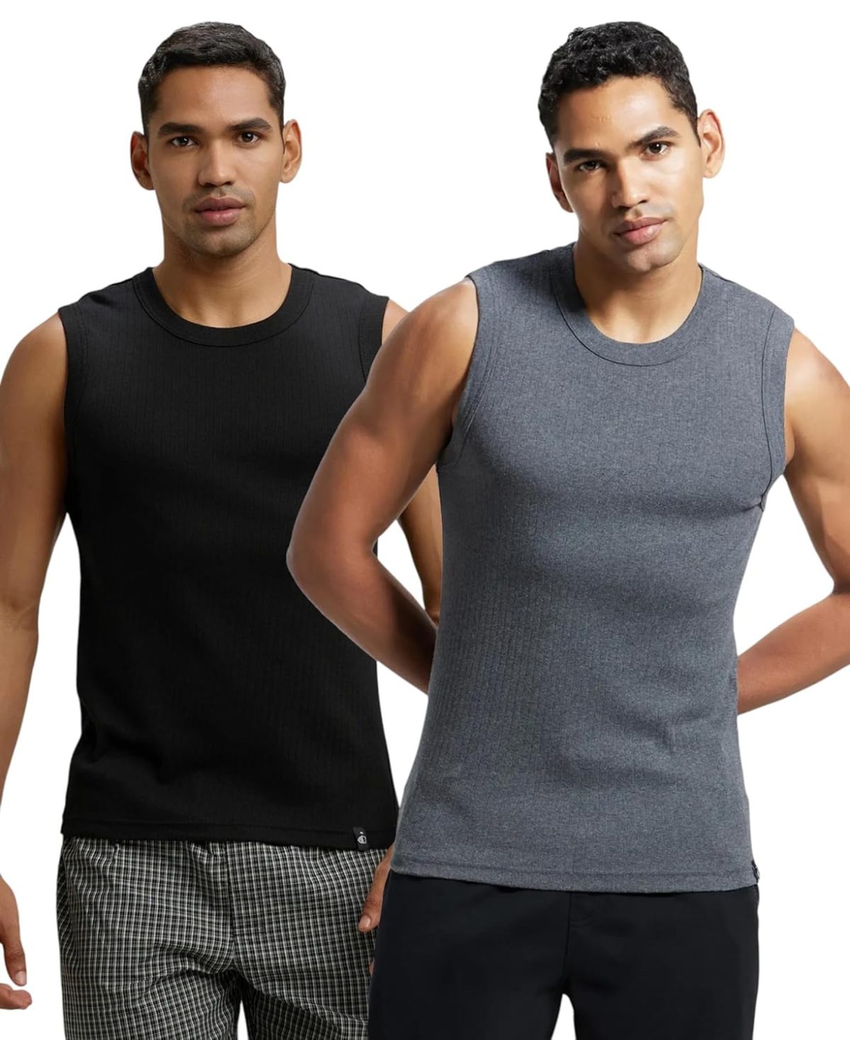 Jockey Men's Solid Regular Fit Vest