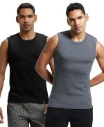 Jockey Men's Solid Regular Fit Vest