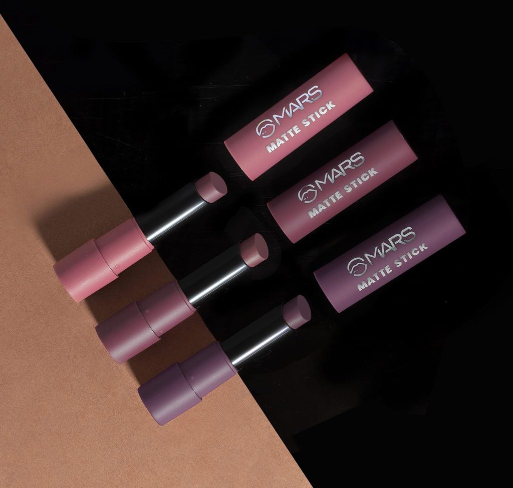 Mars Matte Lipstick Box Set of 3 (Plums-03)