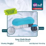 Sparkmate By Crystal Premium Cloth Brush, with Soft & Hard Bristles, Assorted, Plastic - Image 3