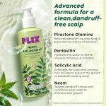 PLIX - THE PLANT FIX Neem Anti-Dandruff Advanced Kit | Shampoo (200ml), Conditioner (175ml) | Reduces Dandruff & Scalp Itching | Piractone Olamine & 3% Dandelix Pro™ - Image 6