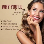 Colors Queen Nude It Creamy Matte Lipstick – 3.6g | Lightweight, Waterproof Lipstick for Women (02 - Peony) - Image 2