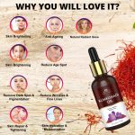 INTIMIFY Kumkumadi Tailam For Face, Kumkumadi Face Oil For Glowing Skin, Face Serum For Wrinkles, Whitening, Lightening & Pigmentation (30 ml) Pack of 1 - Image 6