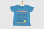 BODYCARE Kids Infantwear Boy's Black & Blue Printed Round Neck Regular Fit T-Shirt Pack Of 2,Cotton,6 Months-12 Months - Image 3