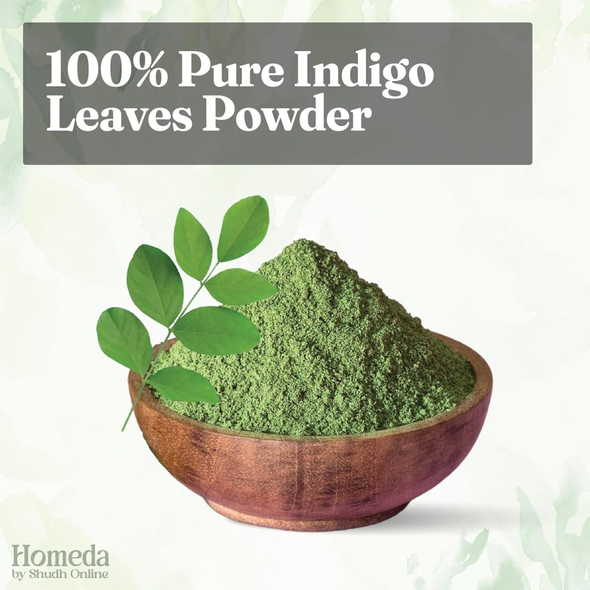 Shudh Online Indigo Powder Organic for Hair Black Colour (200 Grams), Natural Avuri Leaf Powder, Neela Amari, Neel Patti, Neela, Neelamari, Neelayamari, Indico. for face - Image 4