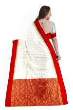 Shree Karni Creations Women Art Silk Traditional Kanjivaram Saree |Especially Designed For Festive Season|,Multi - Image 3