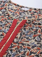 Yash Gallery Women's Cotton Relaxed Fit Anarkali Kurta - Image 5