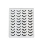 ONMO Beauty False Eyelash For Women-Natural & Lightweight 20 Pair Faux Mink Fake Eyelashes/Soft & Comfortable Black Reusable Cat Eye Lashes extension/Long Lasting Eye Makeup Lash-(Queen)