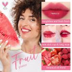 MR. HUDA Korean Style Liquid Glossy Lip And Cheek Tint With Watermelon, Strawberry, Rose Fragrance, Nourishing & Long-Lasting. Smudge & Waterproof Cheeks Blusher For Women (Dark Pink) - Image 6