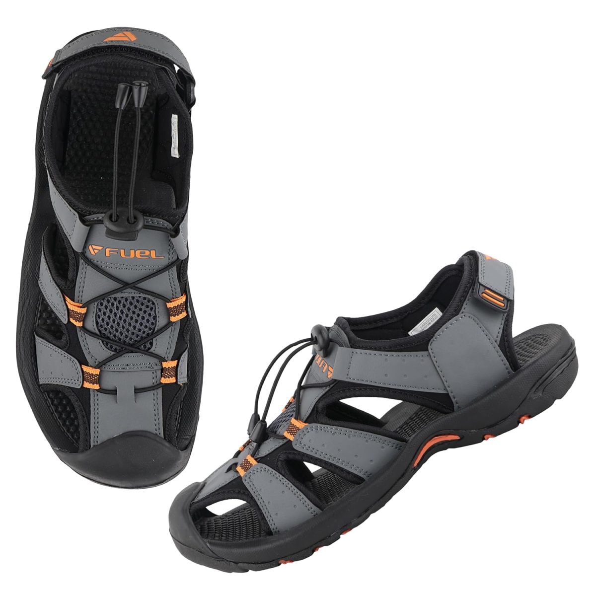 FUEL Soldier-02 Flexible Fisherman Sandals for Men in Comfortable & Breathable Casual Sandals in Protective Bump Toe with Anti-Skid Outdoor & Sports Footwear - Image 5