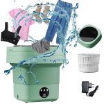 SeMi AuToMaTiC FoLdInG 9L SmAlL MiNi WaShInG MaChInE WiTh DrYeR DeEp CLeAnInG FoR UnDeRwEaR WaShINg MaChInE SeMi AuToMaTiC a01 - Image 4