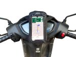 JETLIFE Mobile Holder/Pouch/Mount for All Types of Scooter Scooty Activa Jupiter EV etc | X1 Model (Black)