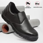 STONIX Ninja Pure Leather Steel Toe Safety Shoe for Men UK09 Black - Image 4