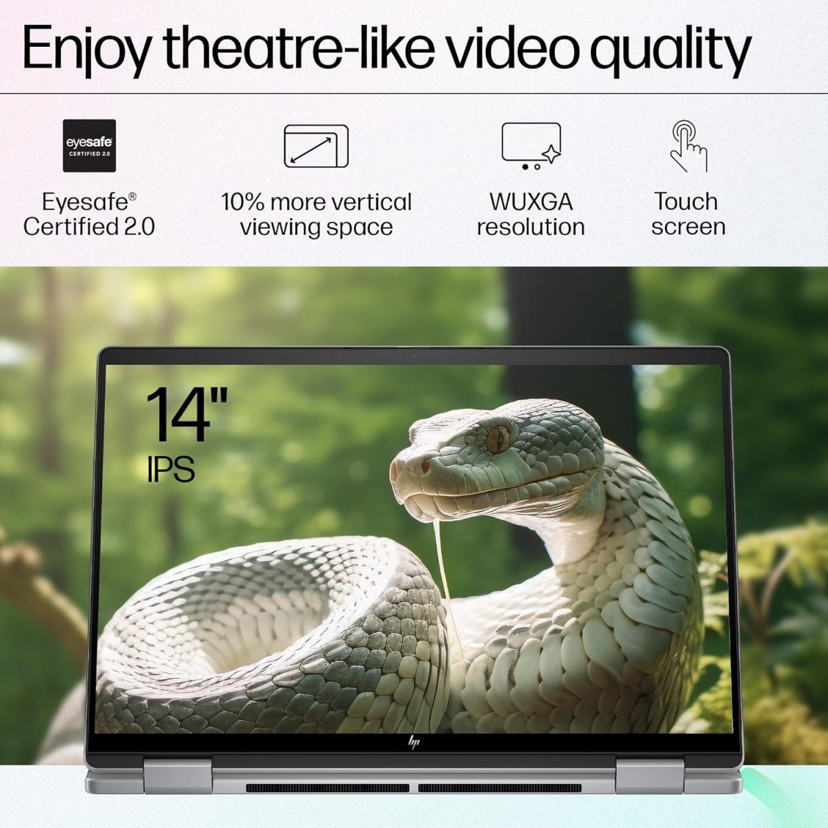 HP Envy x360, Intel Core Ultra 7-155U AI Laptop (16GB RAM, 512GB SSD) Touchscreen 2-in-1, IPS, WUXGA, 14"/35.6cm, Win 11, MS Office 2021, Silver, 1.39Kg, Integrated Graphics, 5MP IR Camera, fc0106TU - Image 8