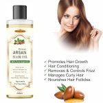 Khadi Herbal 100% Pure & Natural Argan Hair Oil, with the Goodness of Olive oil & Sunflower Oil, for Dry & Frizzy Hairs 200ml with khadi india logo - Image 6