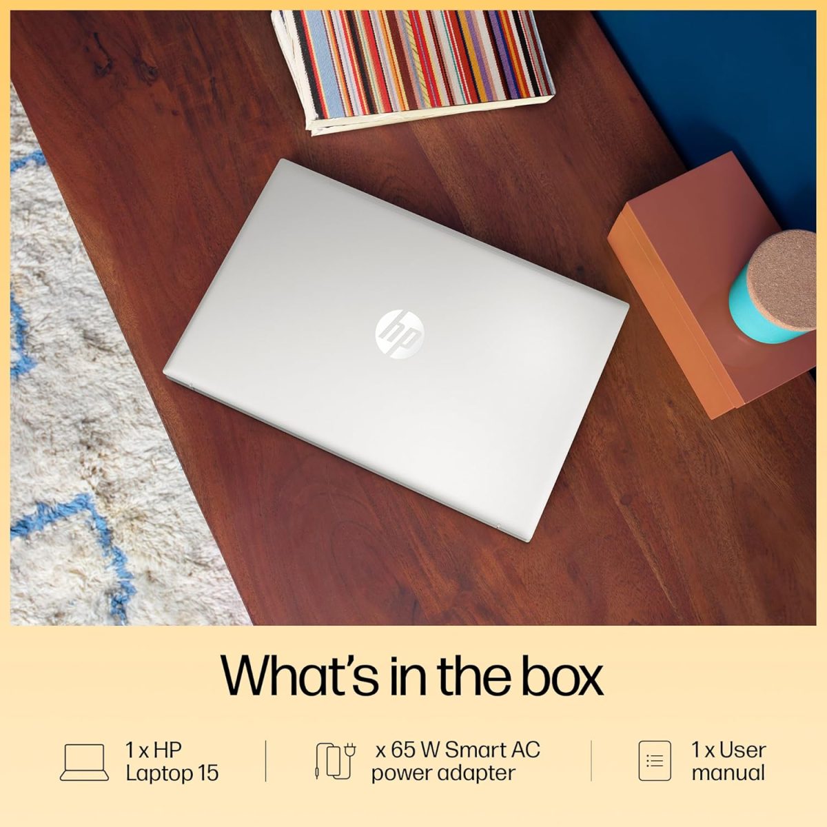 HP 15, AMD Ryzen 7 7730U Laptop (16GB DDR4,512GB SSD) Anti-Glare, Micro-Edge,15.6''/39.6cm, FHD, Win11, M365 Basic(1yr),Office Home24,Silver,1.59kg,FHD Camera w/Privacy Shutter, Backlit, fc0390AU - Image 11