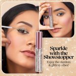 Hilary Rhoda Gel Showstopper Eyeliner | Smudge-Proof & Metallic Glitter | Water-Resistant | 5Ml (Rose Gold Shimmer- Shade 11), 5 ml (Pack of 1) - Image 3