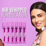 Blue Heaven Ultimatte Whipp Lip Liquid Lipstick Waterproof Infused with Cocoa Butter & Rosehip Oil | Hydrating | Airy Mousse Texture | Soft Matte Finish | Intensely Pigmented | Rose Dream | 3 ML - Image 4