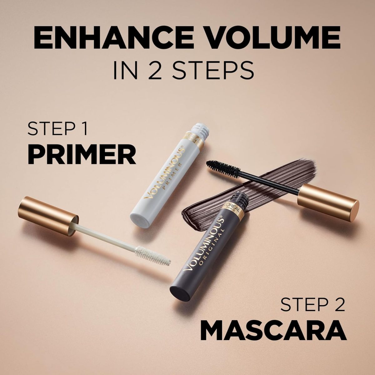 L'OREAL PARIS L Oreal Paris Cosmetics Voluminous Primer Mascara, Primer, 0.24 Fluid Ounce - Image 5