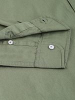 Dennis Lingo Men's Solid Dusty Green Casual Shirt (AZ301_Dusty Green_M) - Image 3