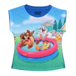 Looney Tunes by Wear Your Mind Girl's Regular Fit T-Shirt