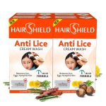 Hairshield Anti Lice Cream Wash | Made with Guldaudi, Reetha & Shikakai | Trusted by Mothers | Safe for Babies, Children, Men & Women | Pack of 4