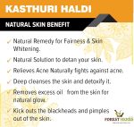 The Forest Herbs Natural Care From Nature Kasturi Haldi Powder (100 grams) | Wild turmeric powder for glowing skin | Kasturi Manjal for All Skin types| 100% Natural, Chemical-free, Perseverative-free - Image 4