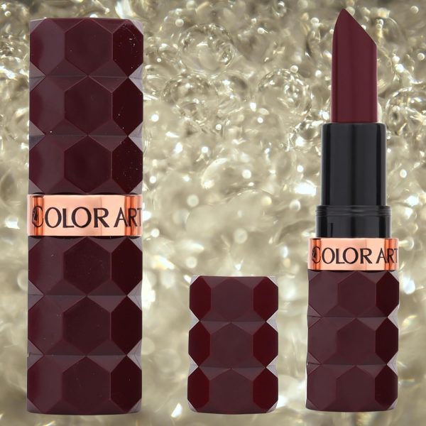 Color Art Waterproof Lipstick | Women's Intense Moisturization Glossy Matte Stay Long Lasting Lipstick (C95) (Dark Maroon- 4 g)